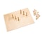 Rev-A-Shelf Drawer Insert, Maple Veneer, Natural, 30.25 in W, 0.6 in H, 21.25 in D, 21.25 in L, Light Brown 4DPB-3021 - alternate 2